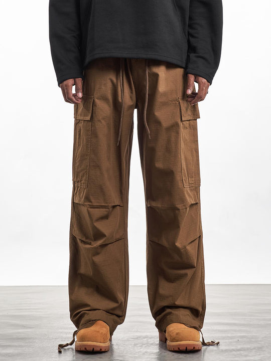 F3F Select Drawstring Ripstop Fabric Cargo Pants | Face 3 Face