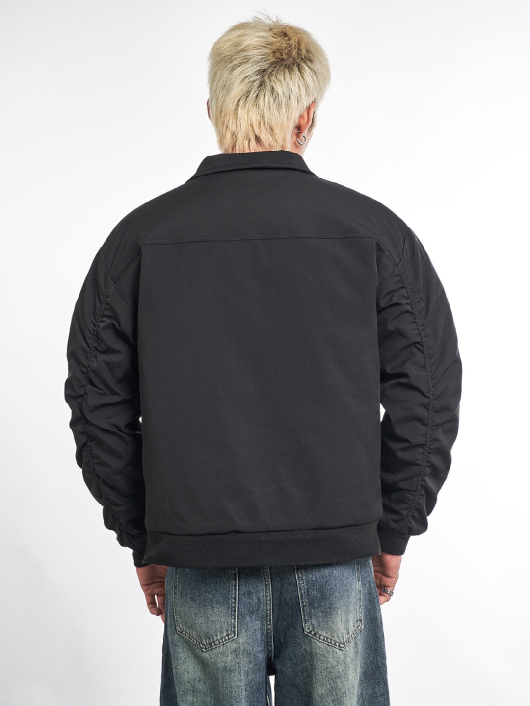 F3F Select Windproof Fabric Quilted Lining Bomber Jacket | Face 3 Face