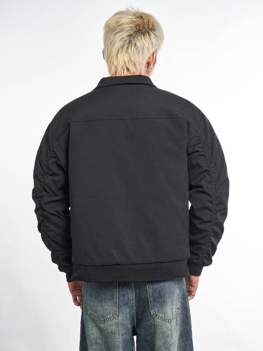 F3F Select Windproof Fabric Quilted Lining Bomber Jacket | Face 3 Face