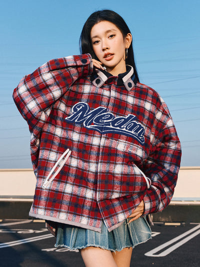 MEDM Plaid Quilting Flannel Jacket | Face 3 Face