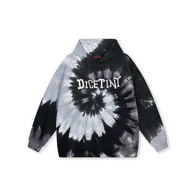 DICETINY Tie Dye Swirl Bone Print Hoodie | Face 3 Face