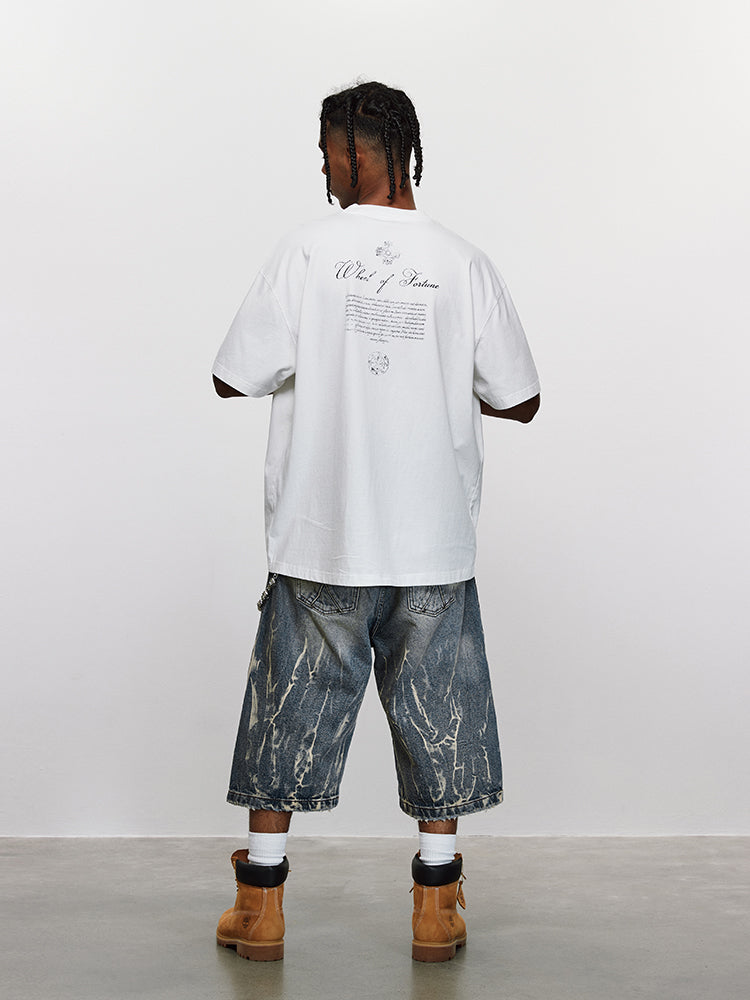 ANTIDOTE Wheel of Fortune Printed Tee