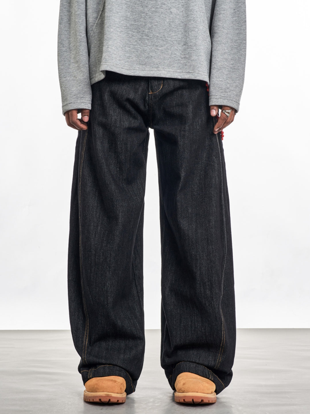 F3F Select Balloon Baggy Basic Jeans | Face 3 Face