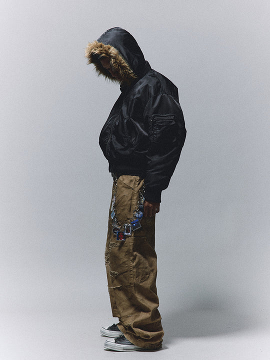 ANTIDOTE Heavy Damage Studded Double Knee Pants | Face 3 Face