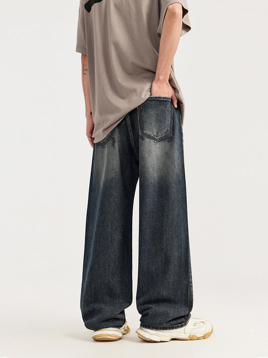 F3F Select Vintage Washed & Old Frayed Blue Jeans