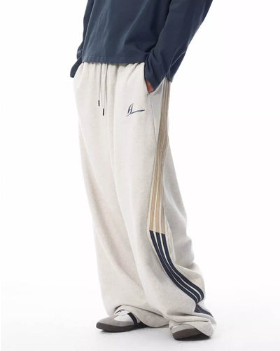 JHYQ Side Stripe Baggy Sweatpants | Face 3 Face