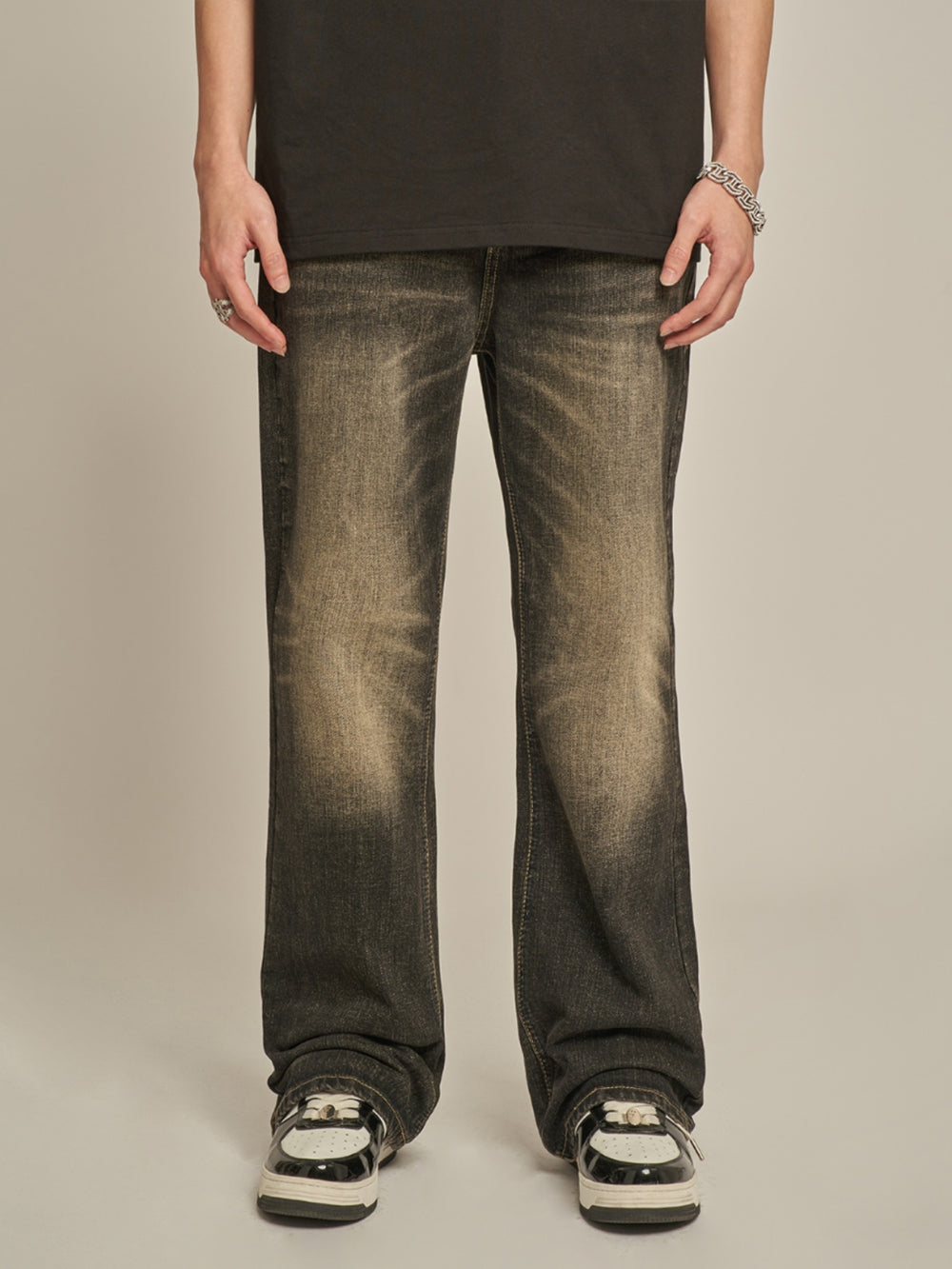 F3F Select Nostalgia Washed Black Jeans