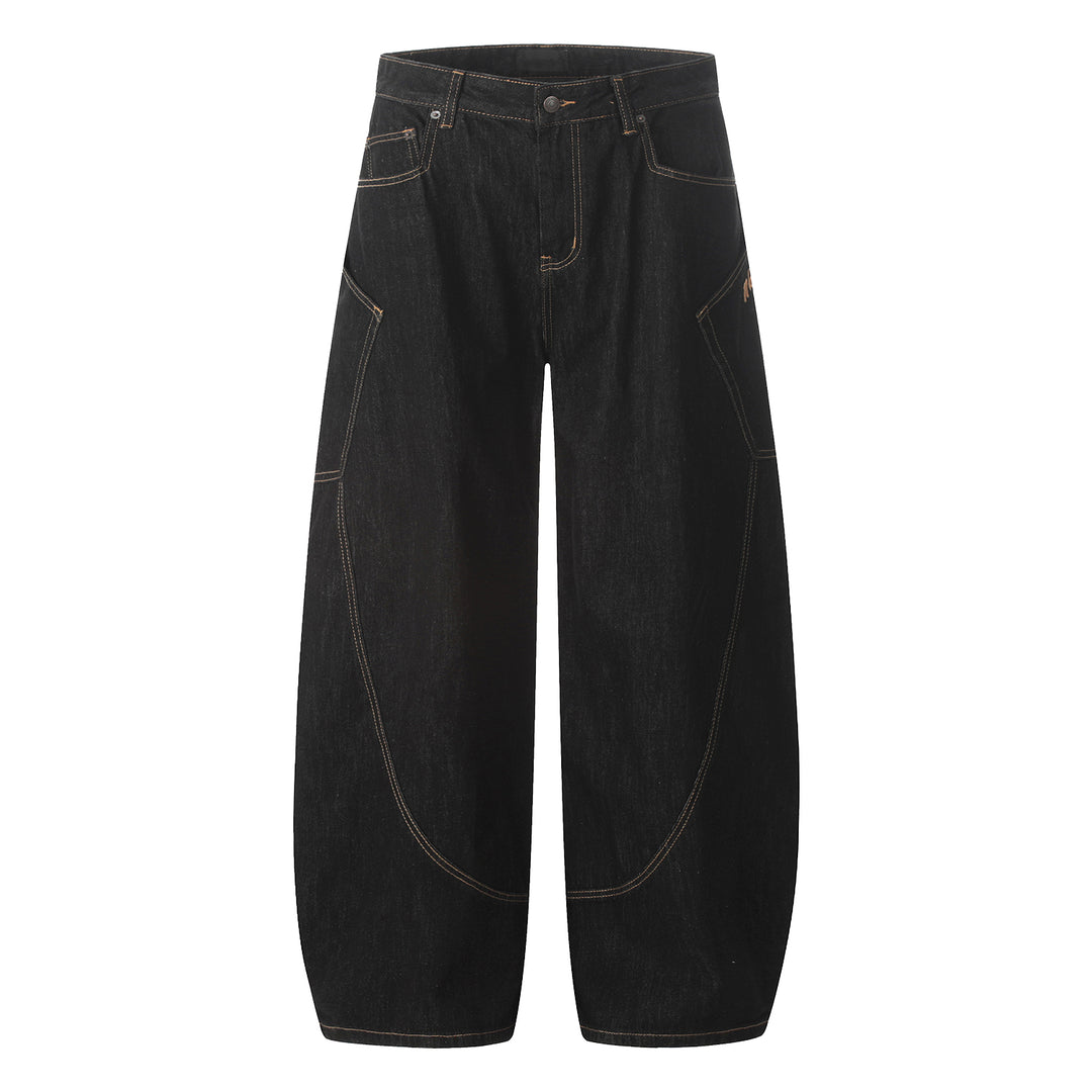 F3F Select Black Balloon Baggy Jeans | Face 3 Face