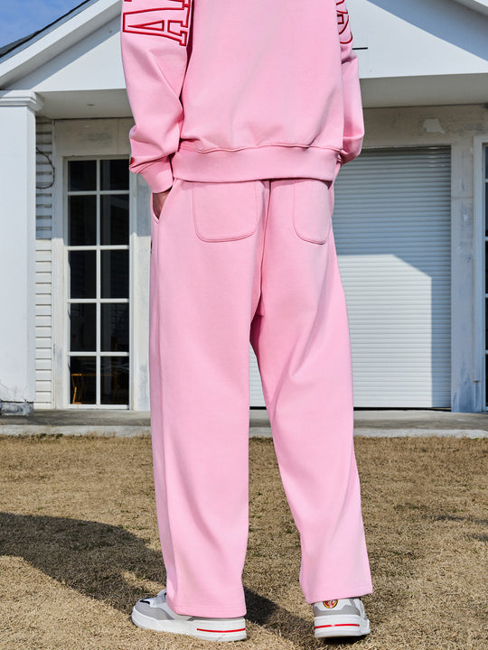 AFGK Love Heart Logo Embroidery Sweat Pants