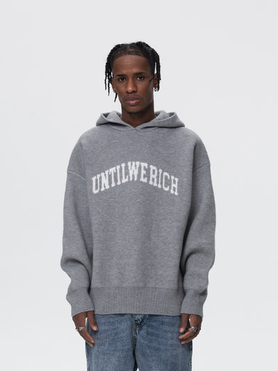 UNTILWERICH Jacquard Hooded Knit Sweater | Face 3 Face