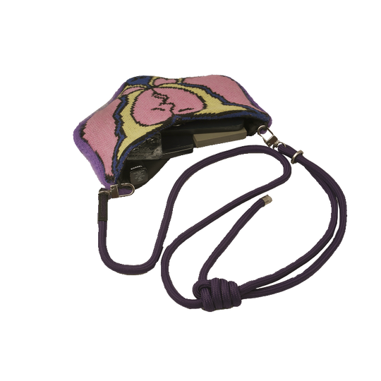 EVILKNIGHT(EK) Kissing Butterfly Reversible Shoulder Crossbody Bag