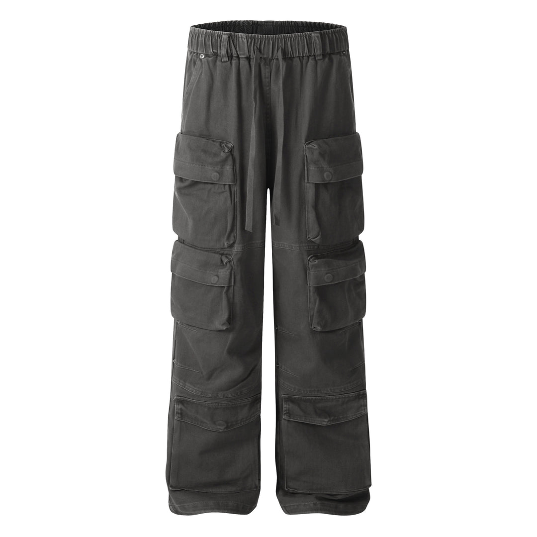 F3F Select Multi 3D Pockets Drawstring Utility Cargo Pants | Face 3 Face