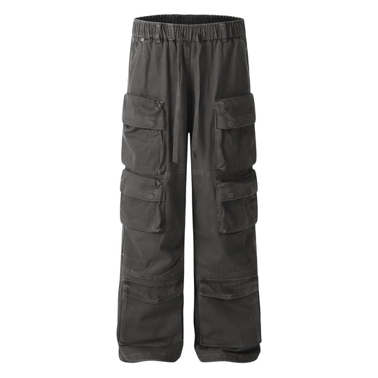 F3F Select Multi 3D Pockets Drawstring Utility Cargo Pants | Face 3 Face