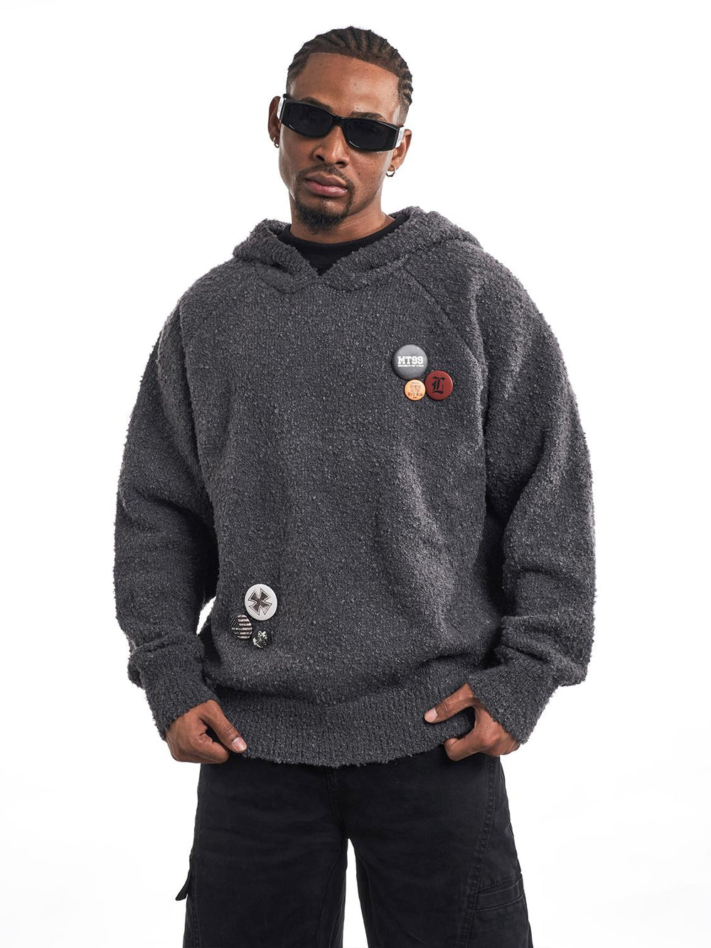 F3F Select Brushed Knit Hoodie | Face 3 Face