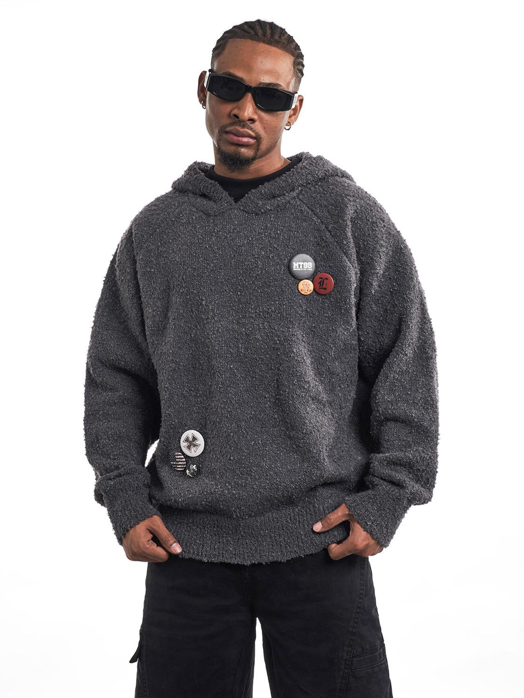 F3F Select Brushed Knit Hoodie | Face 3 Face