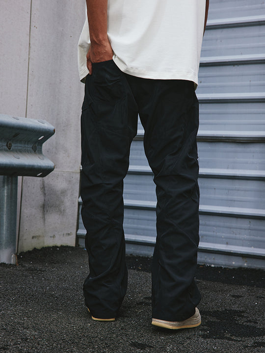 DICETINY Deconstructed Pressed Pleated Pants | Face 3 Face