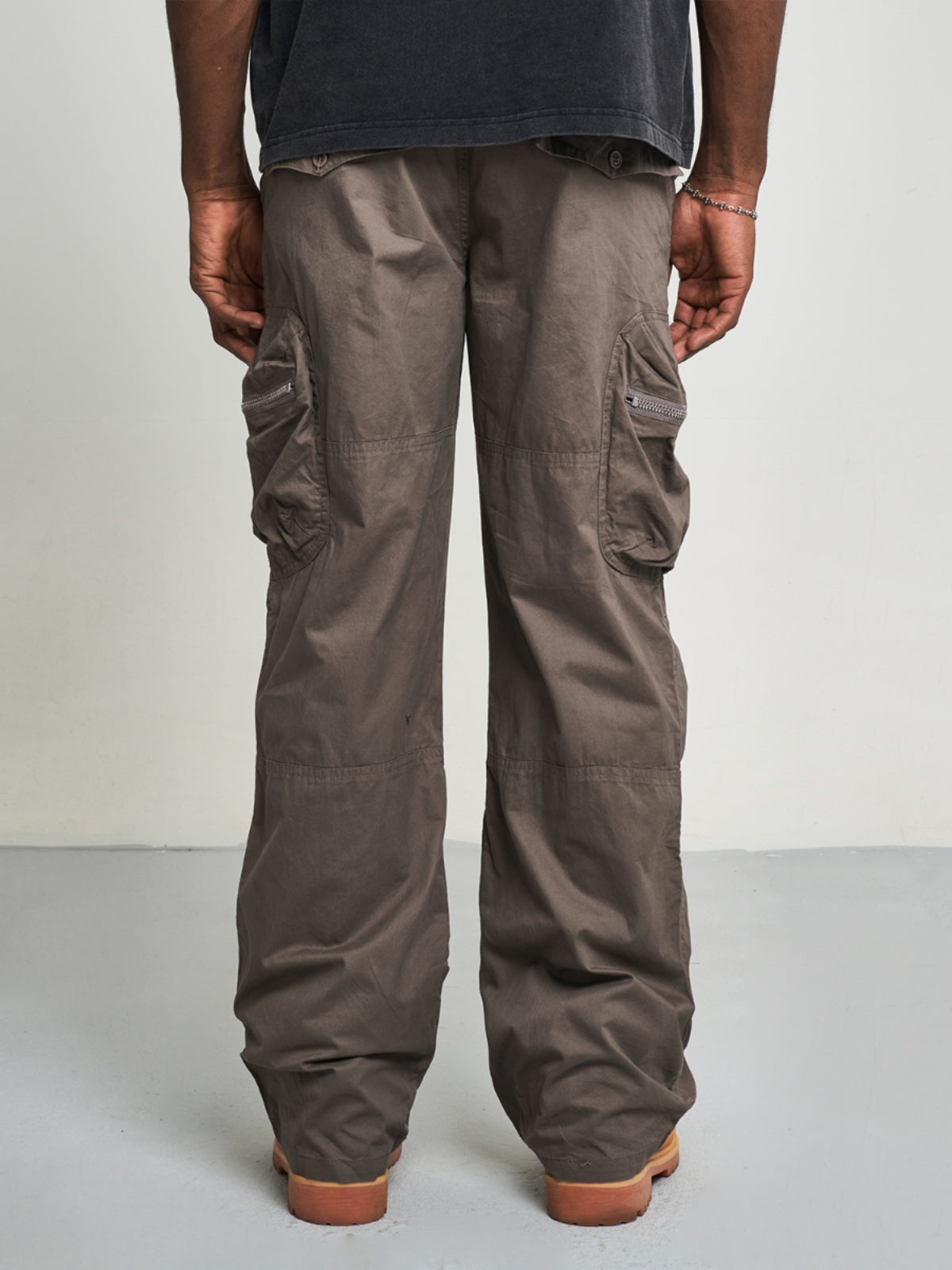 F3F Select Waist Belt 3D Pockets Pleated Cargo Pants | Face 3 Face