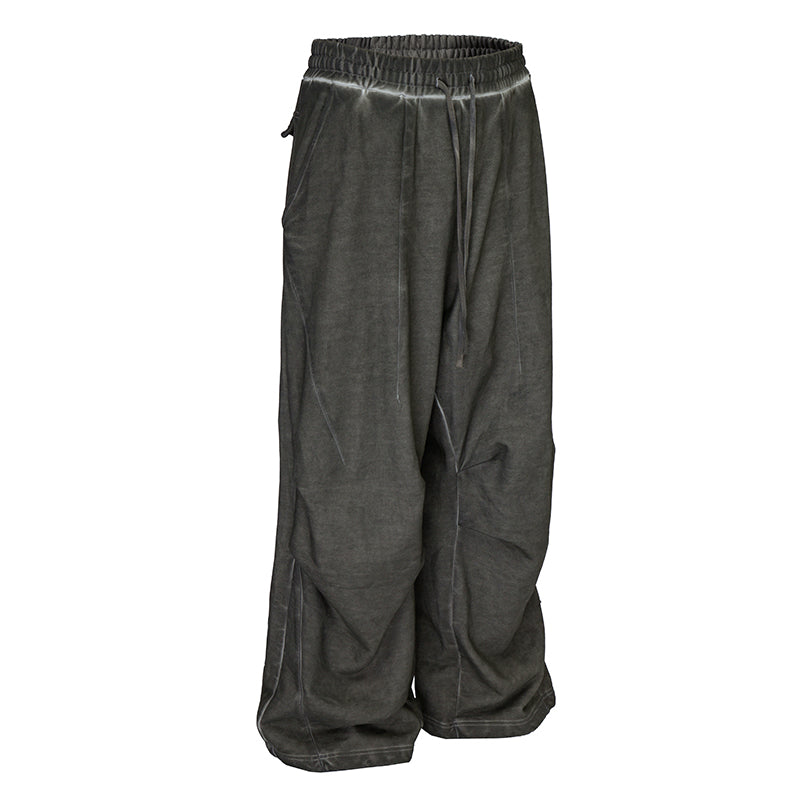 F2CE Handmade Dirty Deconstructed Split Pleated Sweatpants | Face 3 Face