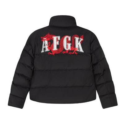 AFGK Dragon Logo Puffer Jacket