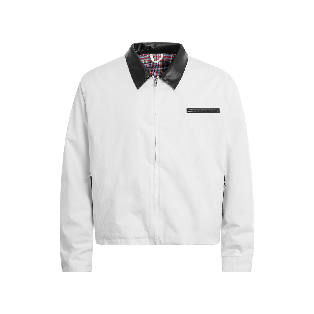 F3F Select PU Leather Lapel Detroit Work Jacket | Face 3 Face