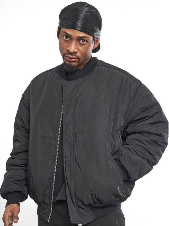 F3F Select Reversible PU Leather MA-1 Bomber Jacket | Face 3 Face