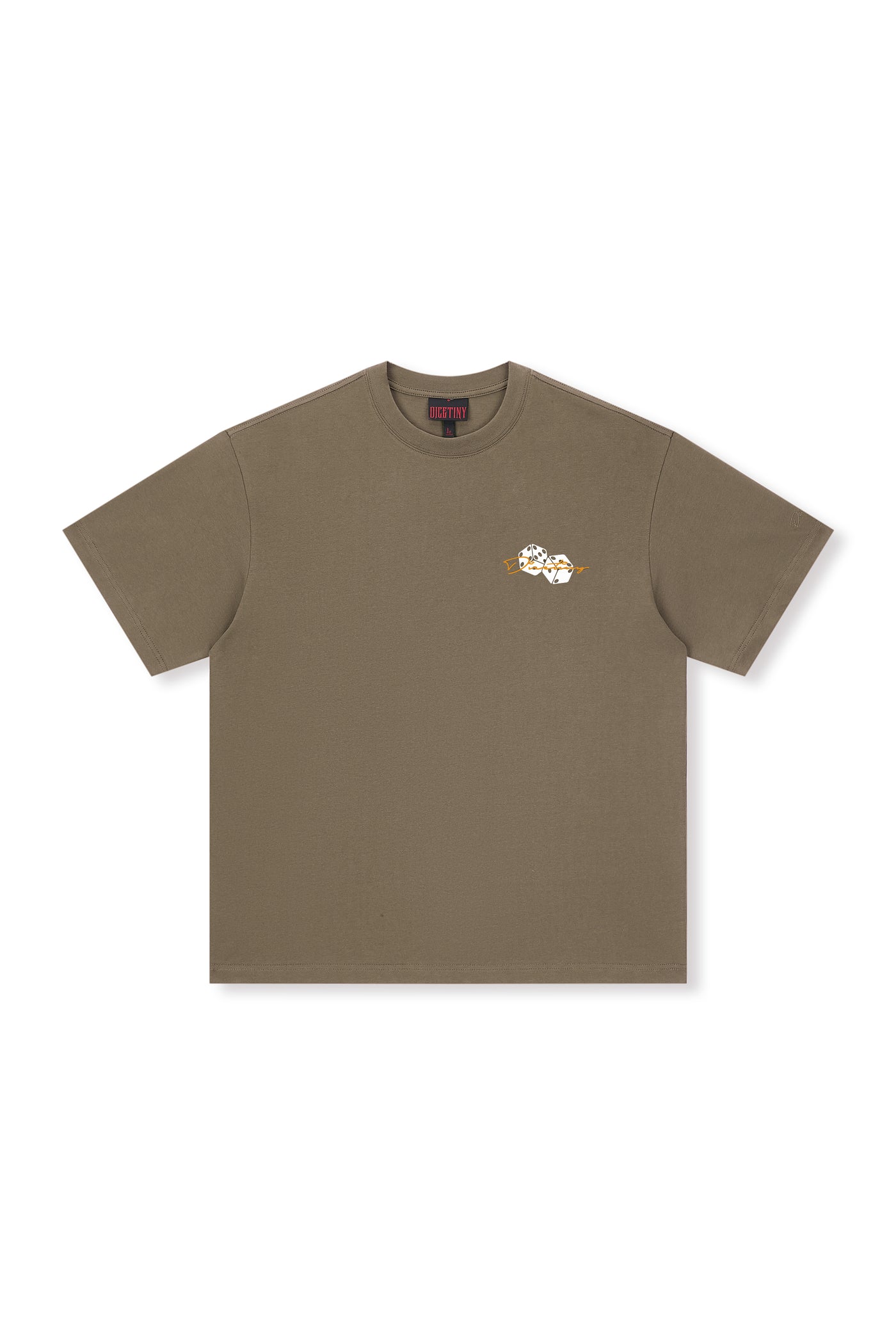 DICETINY Basic Dice Logo Embroidery Tee | Face 3 Face