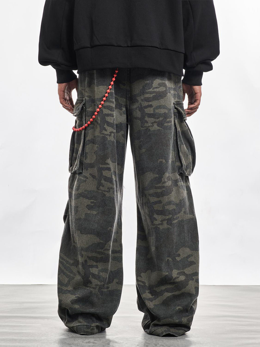 F3F Select Camouflage Baggy Oversize Pocket Cargo Pants | Face 3 Face