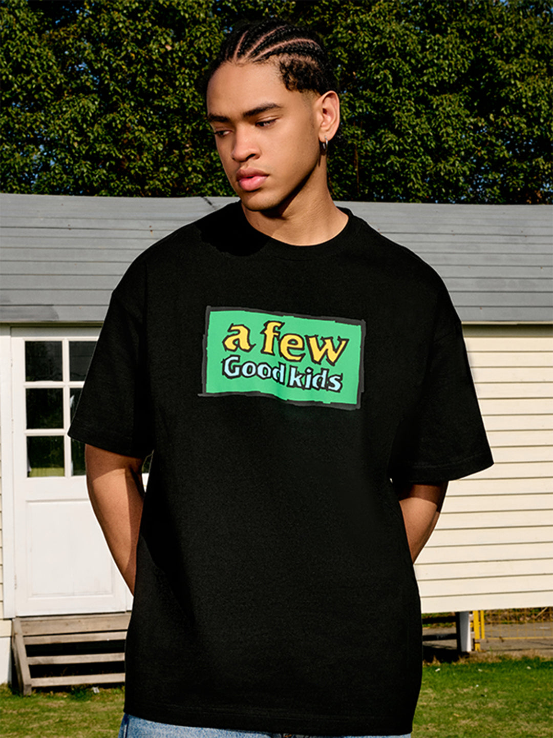 AFGK Graffiti Printing Logo Tee