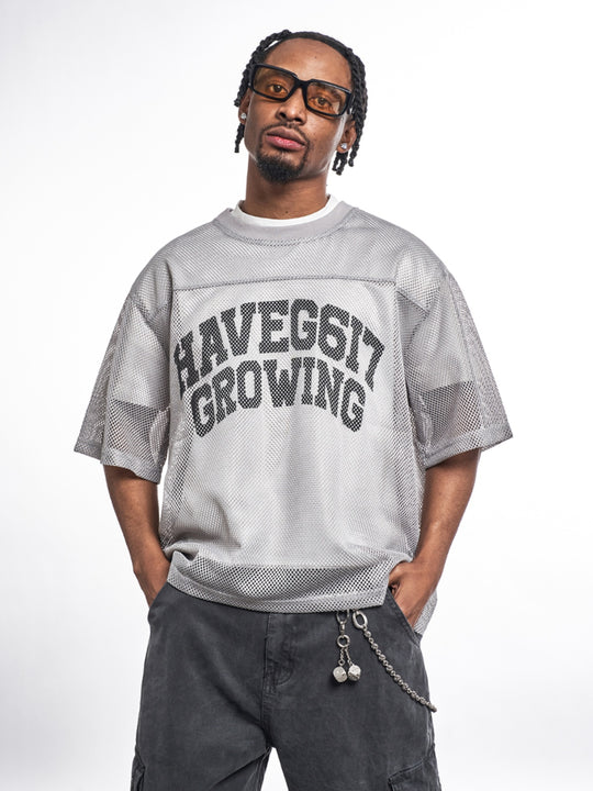 F3F Select Letter Printed Logo Mesh Hockey Jersey Tee | Face 3 Face