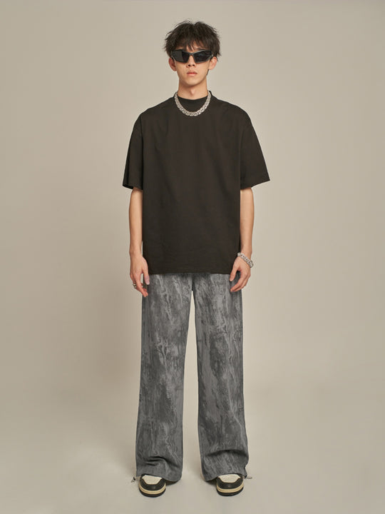 F3F Select Tie Dye Gray Drawstring Pants