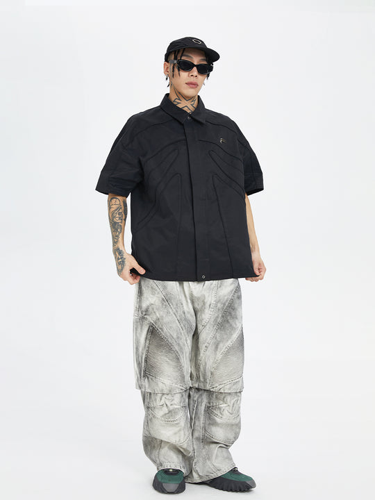 F2CE Dark Bone 3D Metal Logo Shirt