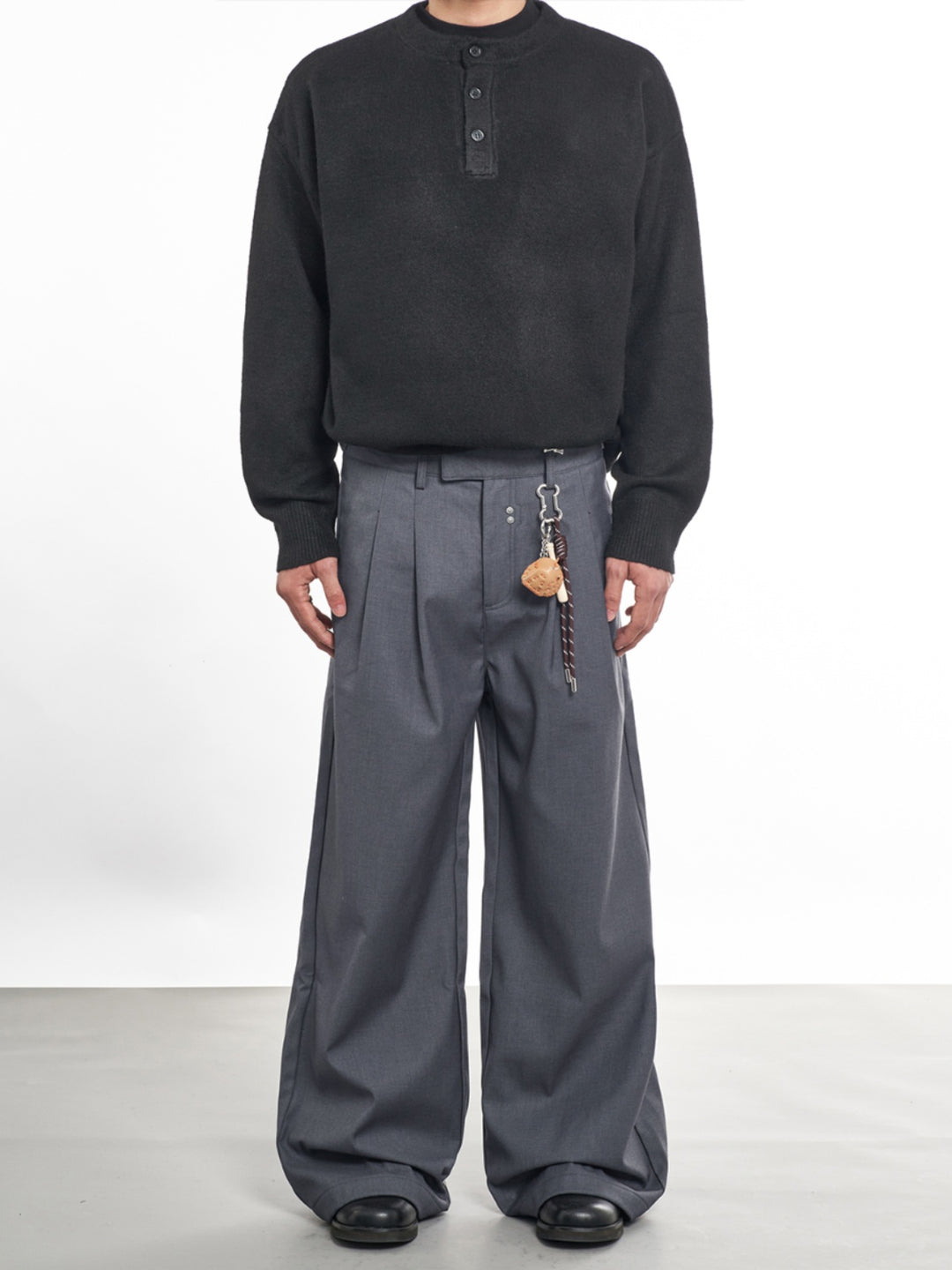 F3F Select Riveted Two Tuck Baggy Suit Pants | Face 3 Face