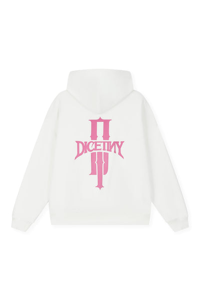 DICETINY Basic Logo Printed Hoodie | Face 3 Face