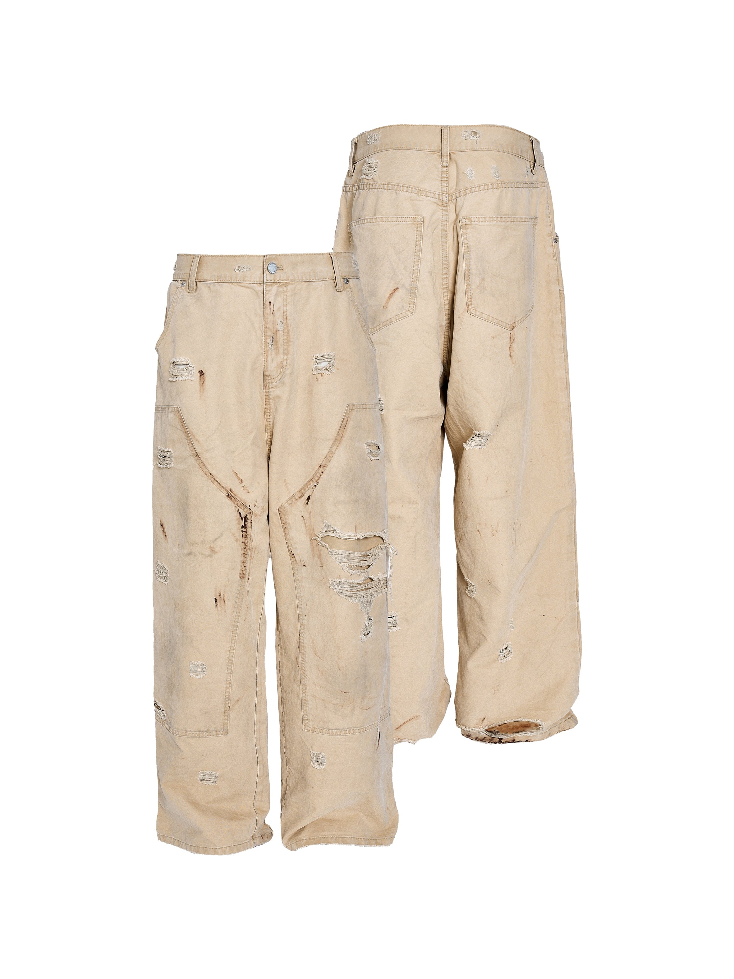 Buy Now STEEPC Ripped Double Knee Pants – Face 3 Face