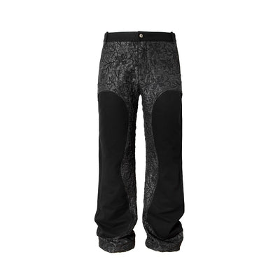 YADcrew Lava Texture Stitching Pants | Face 3 Face