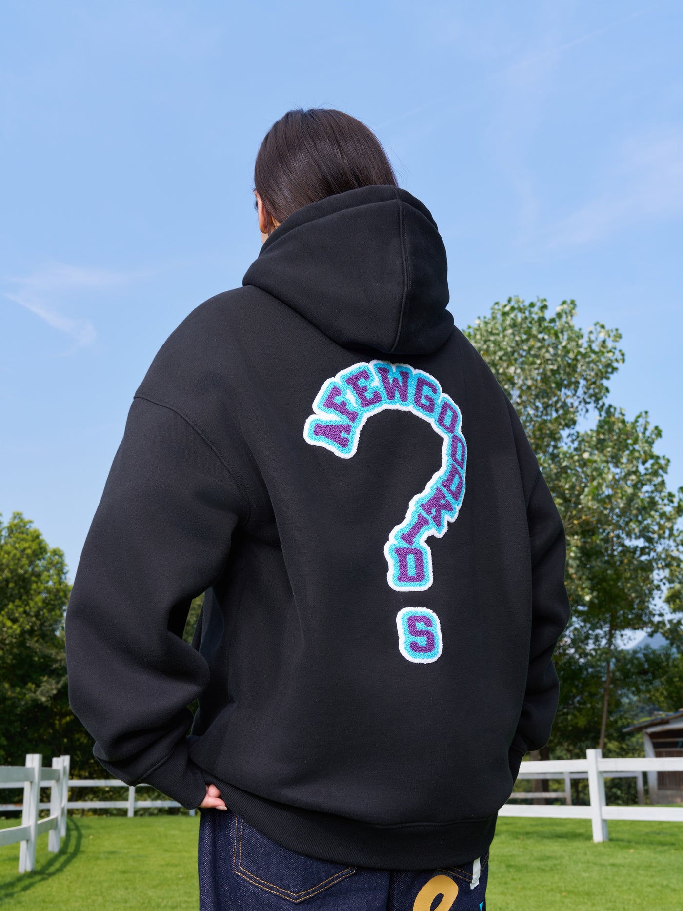 AFGK Embroidery Question Mark Hoodie | Face 3 Face