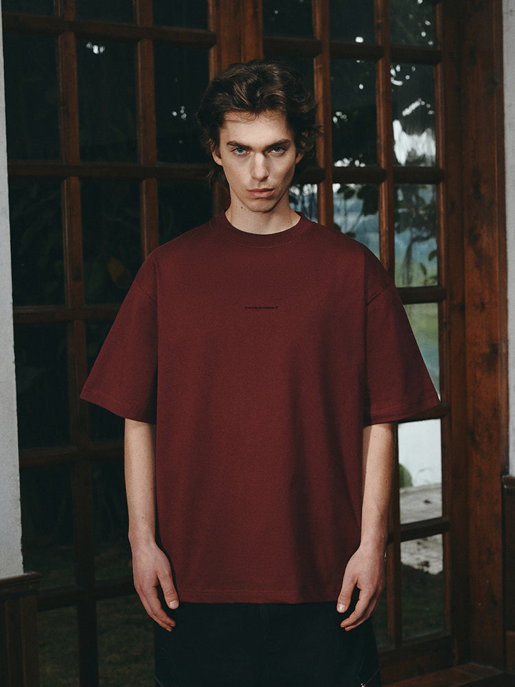 ANTIDOTE Small Letter Print Basic Tee