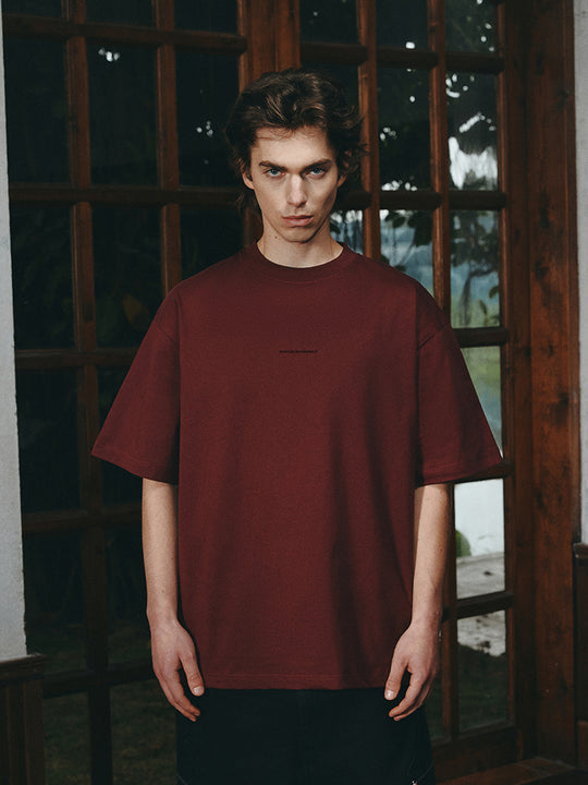 ANTIDOTE Small Letter Print Basic Tee