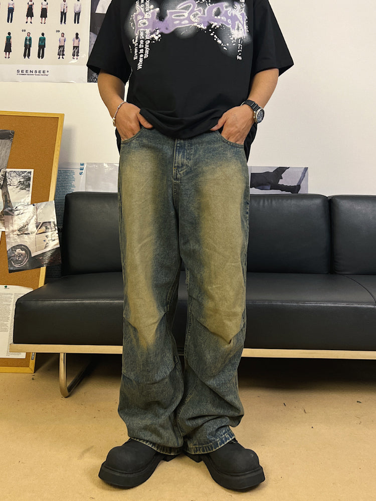 F3F Select Frayed Washed & Old Denim Jeans