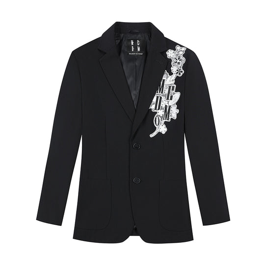 MEDM Lace Floral Embroidery Suit Jacket | Face 3 Face