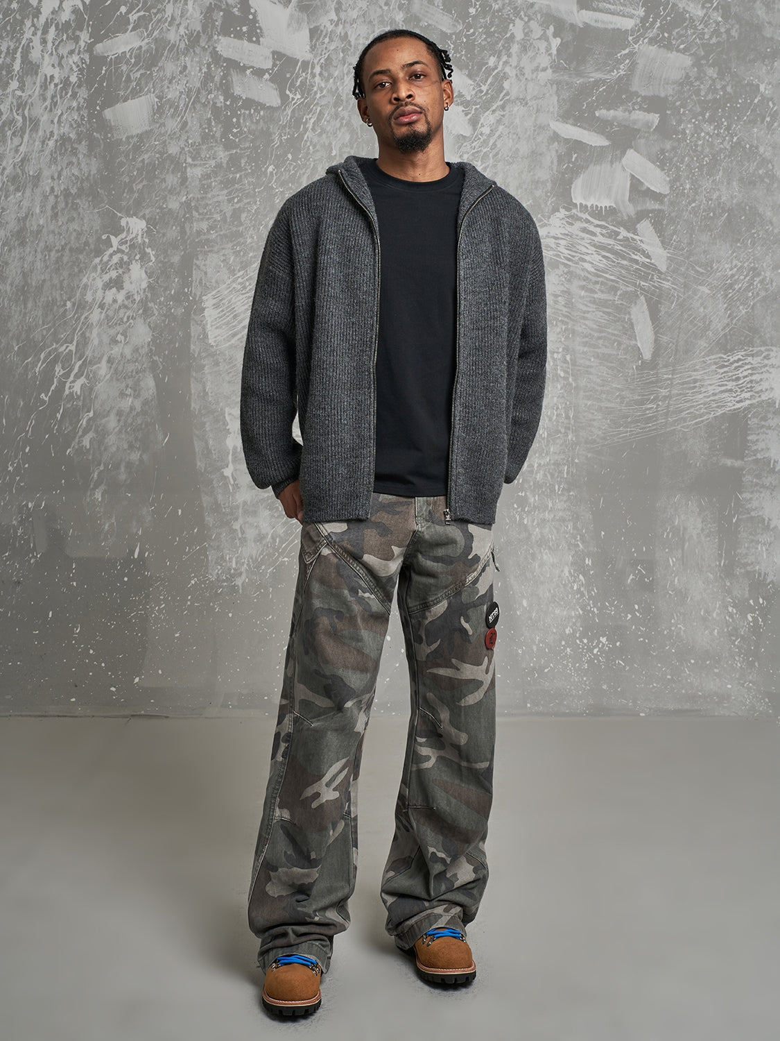 F3F Select Camouflage Pocket Design Cargo Pants | Face 3 Face