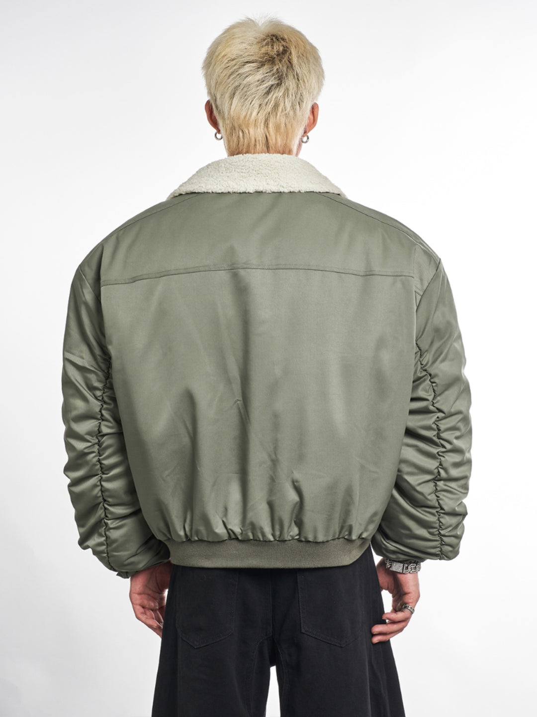 F3F Select Fur Collar MA-1 Bomber Flight Jacket | Face 3 Face