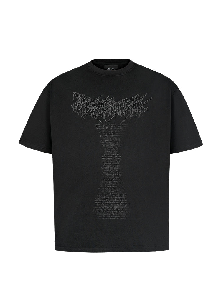 ANTIDOTE Venom Font Printed Tee