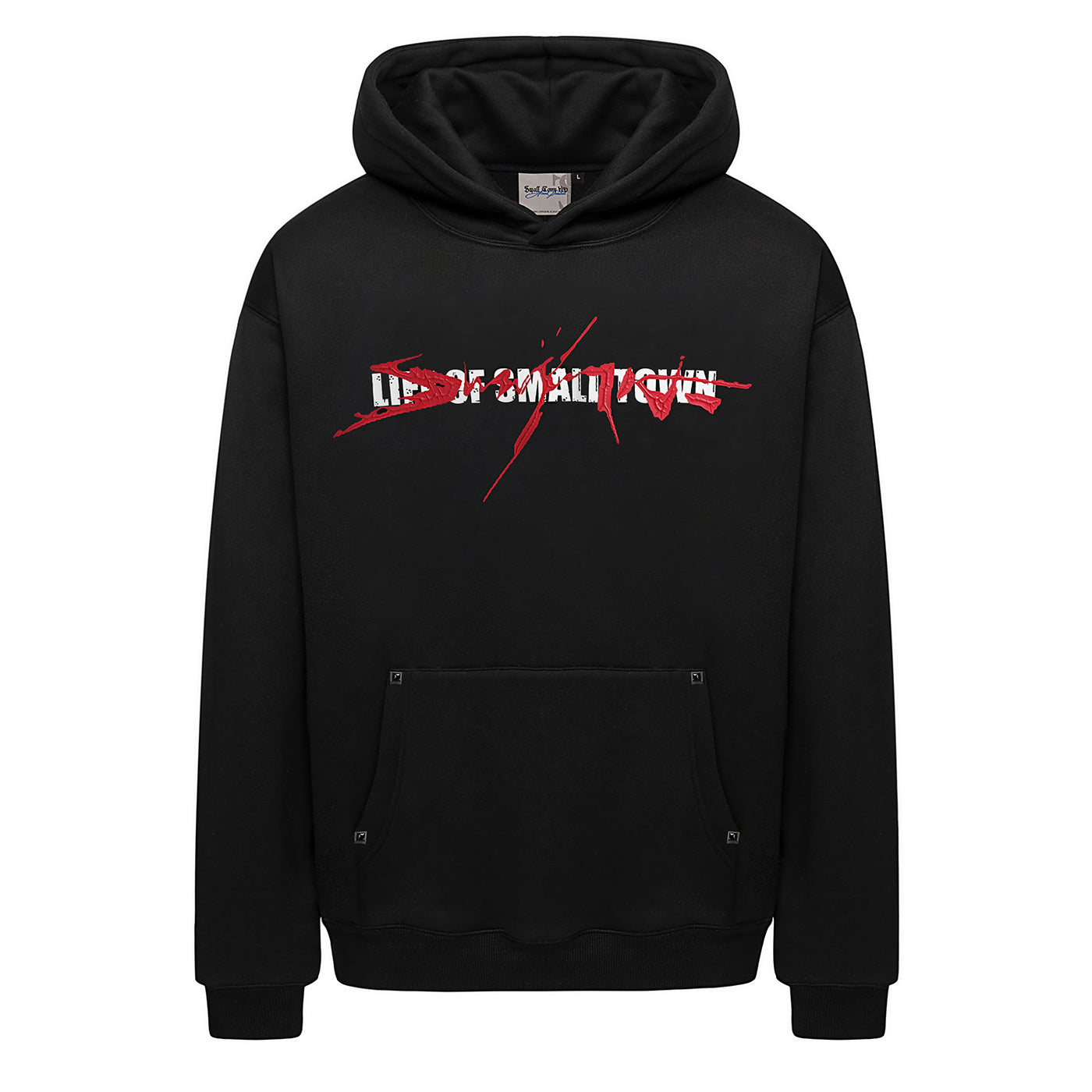 Small Town Kid Arsenal Logo Print Hoodie | Face 3 Face