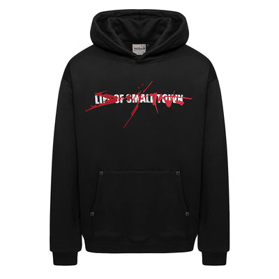 Small Town Kid Arsenal Logo Print Hoodie | Face 3 Face