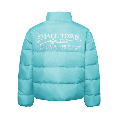 Small Town Kid Honeycomb Woven Fabrics Down Jacket | Face 3 Face