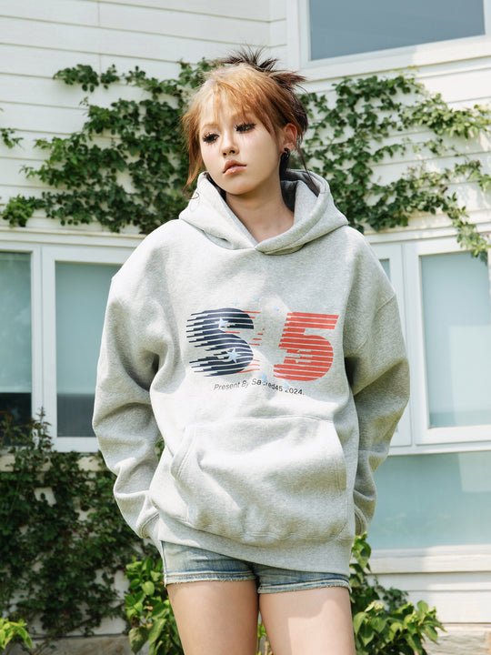 S45 Stripe Star Logo Hoodie | Face 3 Face