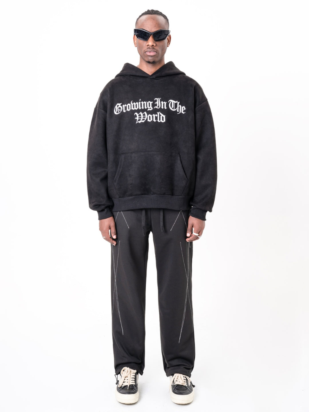 F3F Select Drawstring Splicing Line Design Sweatpants