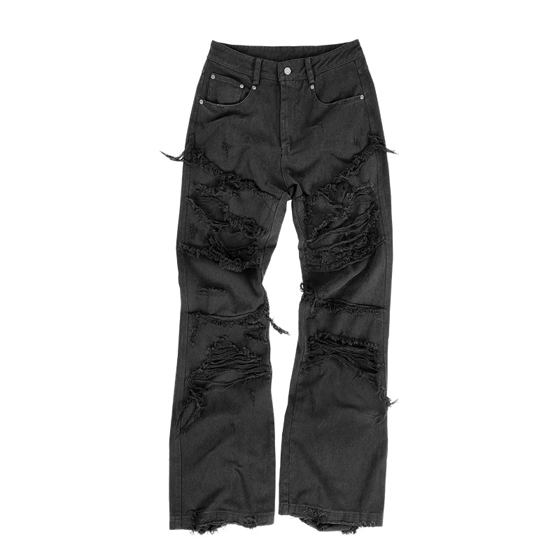 ANTIDOTE Double Layer Raw Edge Micro Pants | Face 3 Face