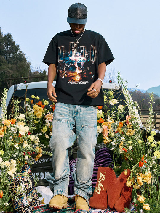 MEDM Lightning Printed Tee